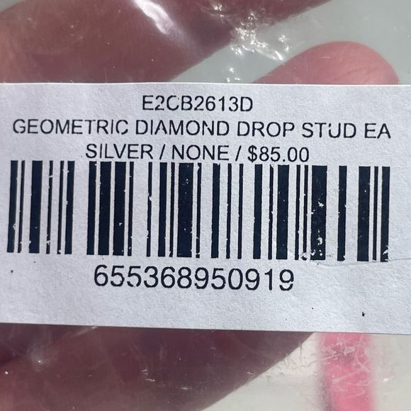 BNWT Sterling Forever Rhodium plated DANGLE earrings - Picture 5 of 8